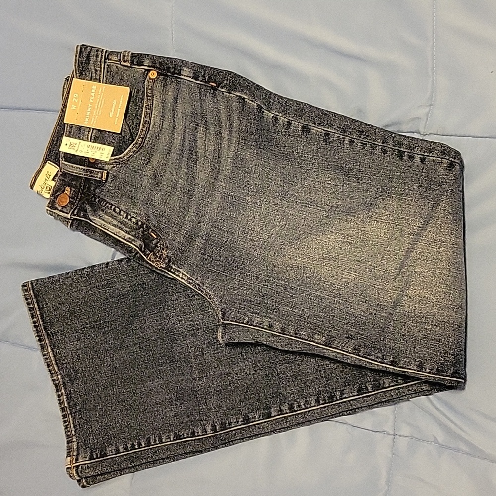 NWT Madewell Skinny Flare Jeans Sz 29R